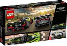 Load image into Gallery viewer, LEGO® Speed Champions 76910 Aston Martin Valkyrie AMR Pro and Aston Martin Vantage GT3 (592 pieces)