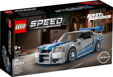 LEGO® Speed Champions 76917 2 Fast 2 Furious Nissan Skyline GT-R (R34) (319 pieces)