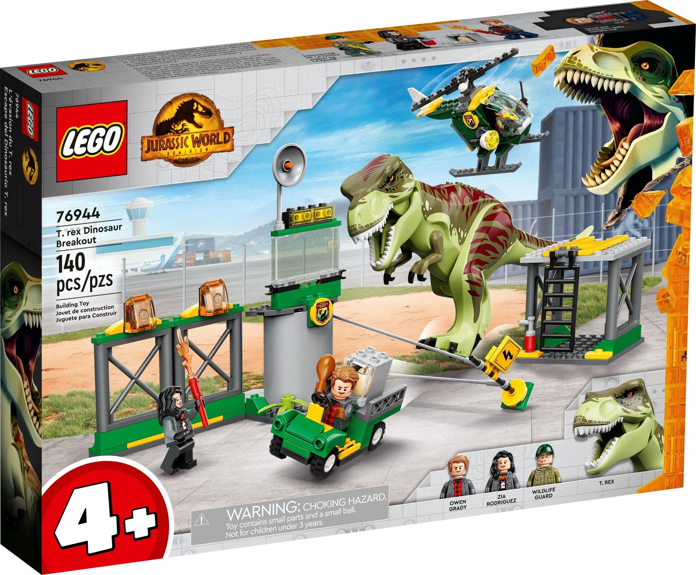 ザウルス　シンキング LEGO® Jurassic World 76944 T. rex Dinosaur Breakout (140
