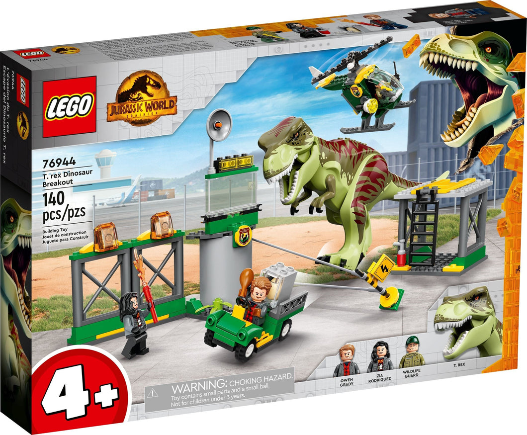 LEGO® Jurassic World 76944 T. rex Dinosaur Breakout (140 pieces)