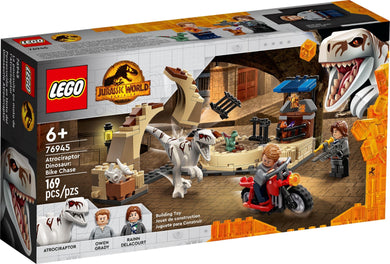 LEGO® Jurassic World 76945 Atrociraptor Dinosaur: Bike Chase (169 pieces)