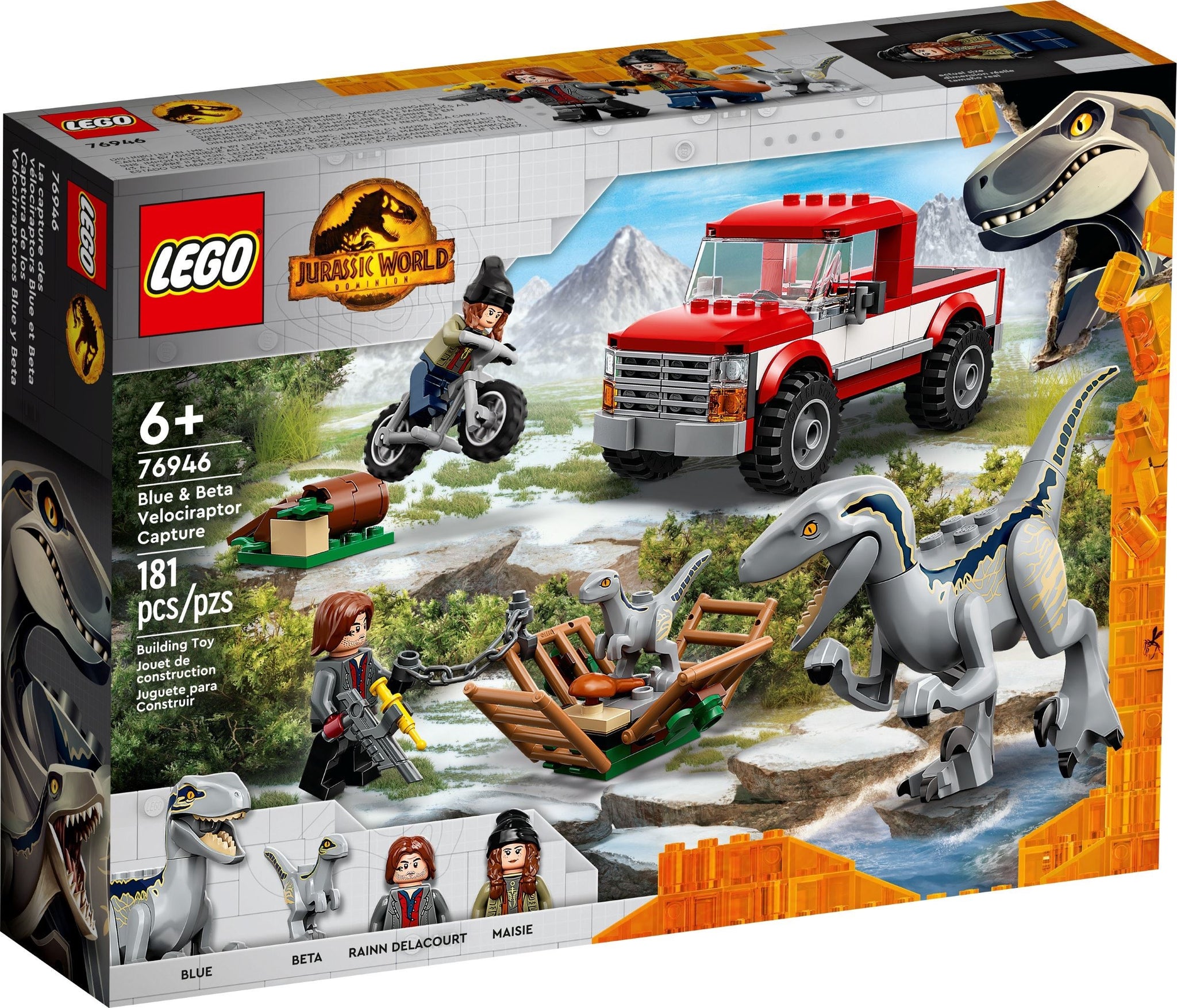 LEGO® Jurassic World 76946 Blue & Beta Velociraptor Capture (173