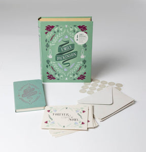 Emily Dickinson Deluxe Note Card Set (With Keepsake Book Box)