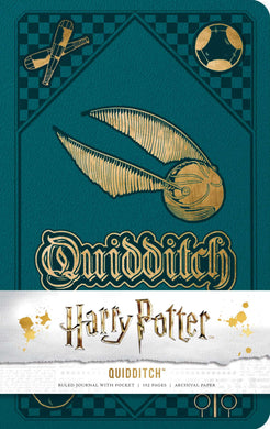 Harry Potter: Quidditch Hardcover Ruled Journal