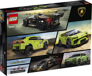 LEGO® Speed Champions 76899 Lamborghini Urus ST-X and Lamborghini Huracán Super Trofeo EVO (663 pieces)