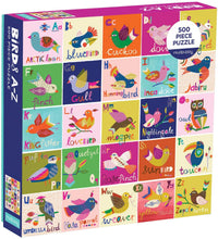 Load image into Gallery viewer, Birds A to Z Family Jigsaw Puzzle (500 pieces)