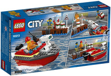 Load image into Gallery viewer, LEGO® CITY 60213 Dock Side Fire (97 pieces)