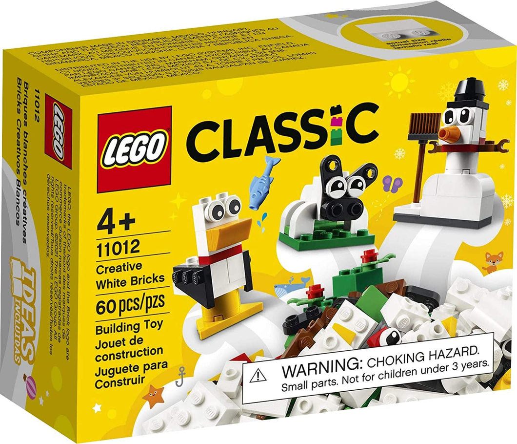 LEGO® CLASSIC 11012 Creative White Bricks (60 pieces)