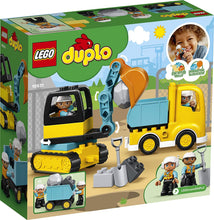 Load image into Gallery viewer, LEGO® DUPLO® 10931 Trucked &amp; Tracked Excavator (20 pieces)