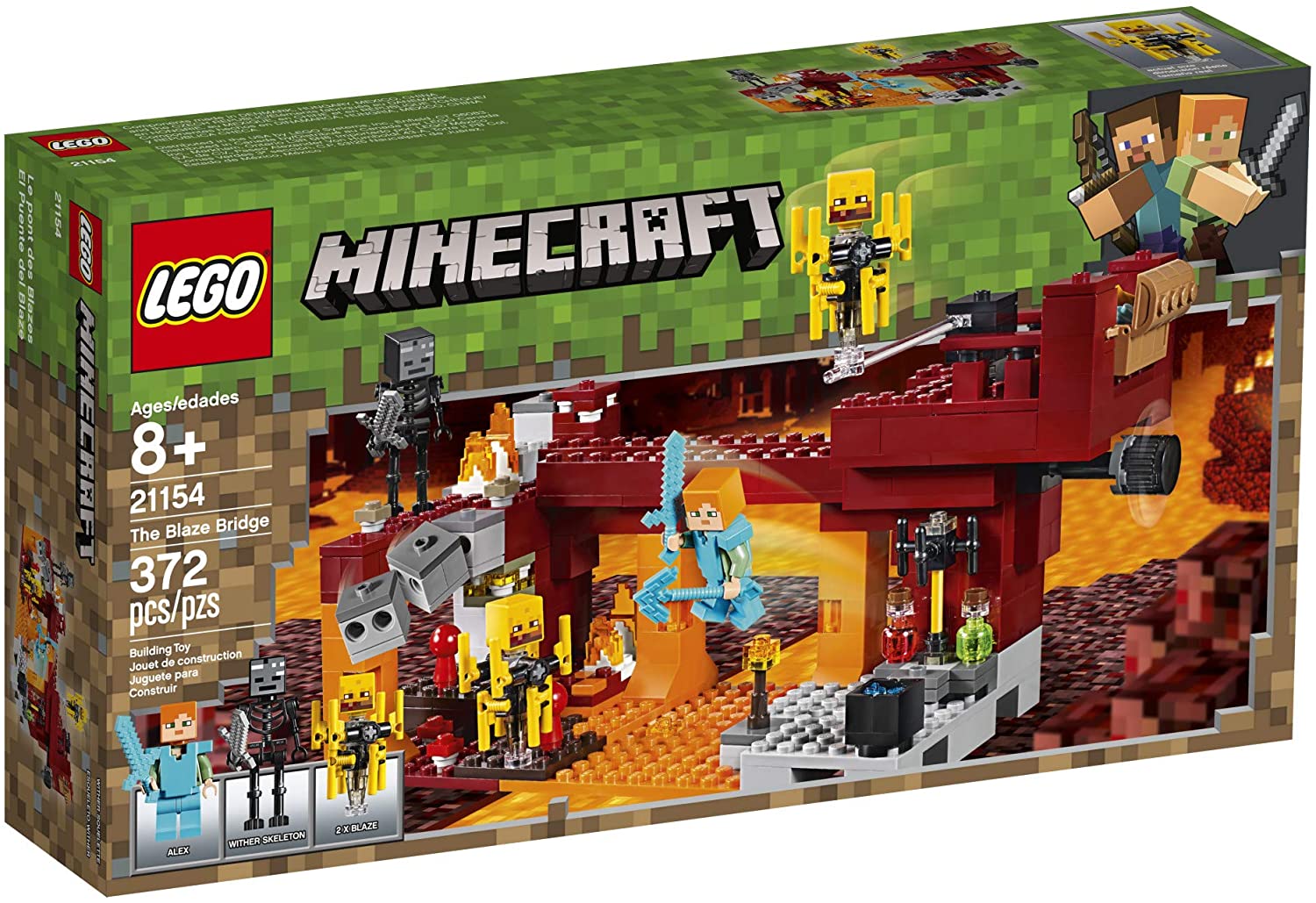 LEGO® Minecraft 21154 The Blaze Bridge (372 pieces) – AESOP'S FABLE