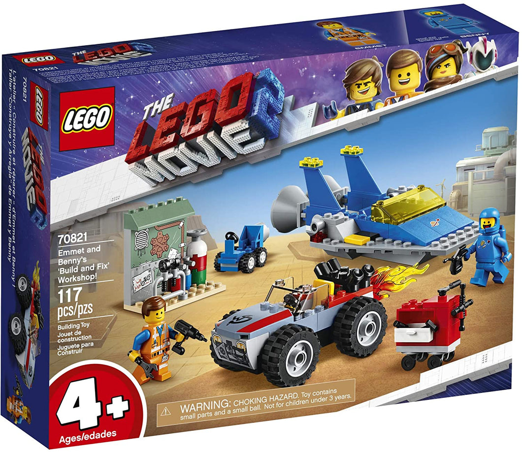 LEGO® 70821 THE LEGO® MOVIE 2™ Emmet and Benny’s ‘Build and Fix’ Workshop (117 pieces)