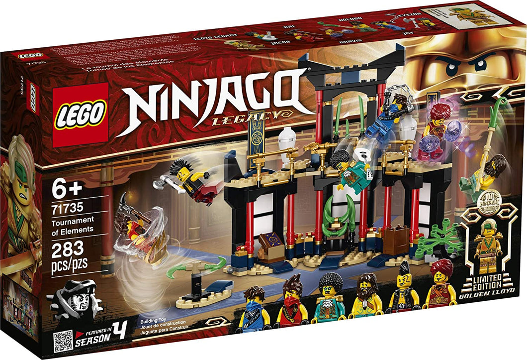 LEGO® Ninjago 71735 Tournament of the Elements (283 pieces)