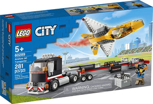 LEGO® CITY 60289 Airshow Jet Transporter (281 pieces)