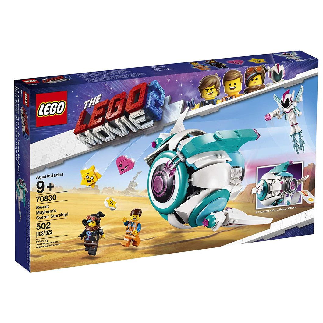 LEGO® 70830 THE LEGO® MOVIE 2™ Sweet Mayhem’s Systar Starship! (500 pieces)