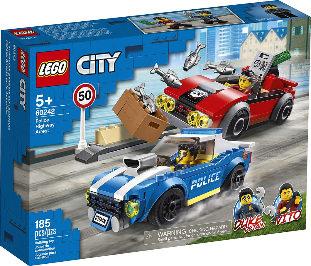 LEGO® CITY 60242 Police Highway Arrest (185 pieces)