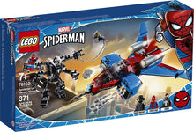 Load image into Gallery viewer, LEGO® Marvel Spider-Man 76150 SpiderJet vs. Venom Mech (371 pieces)