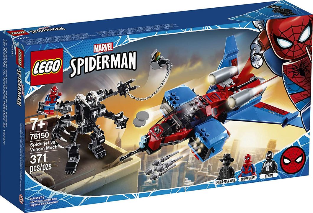 LEGO® Marvel Spider-Man 76150 SpiderJet vs. Venom Mech (371 pieces)