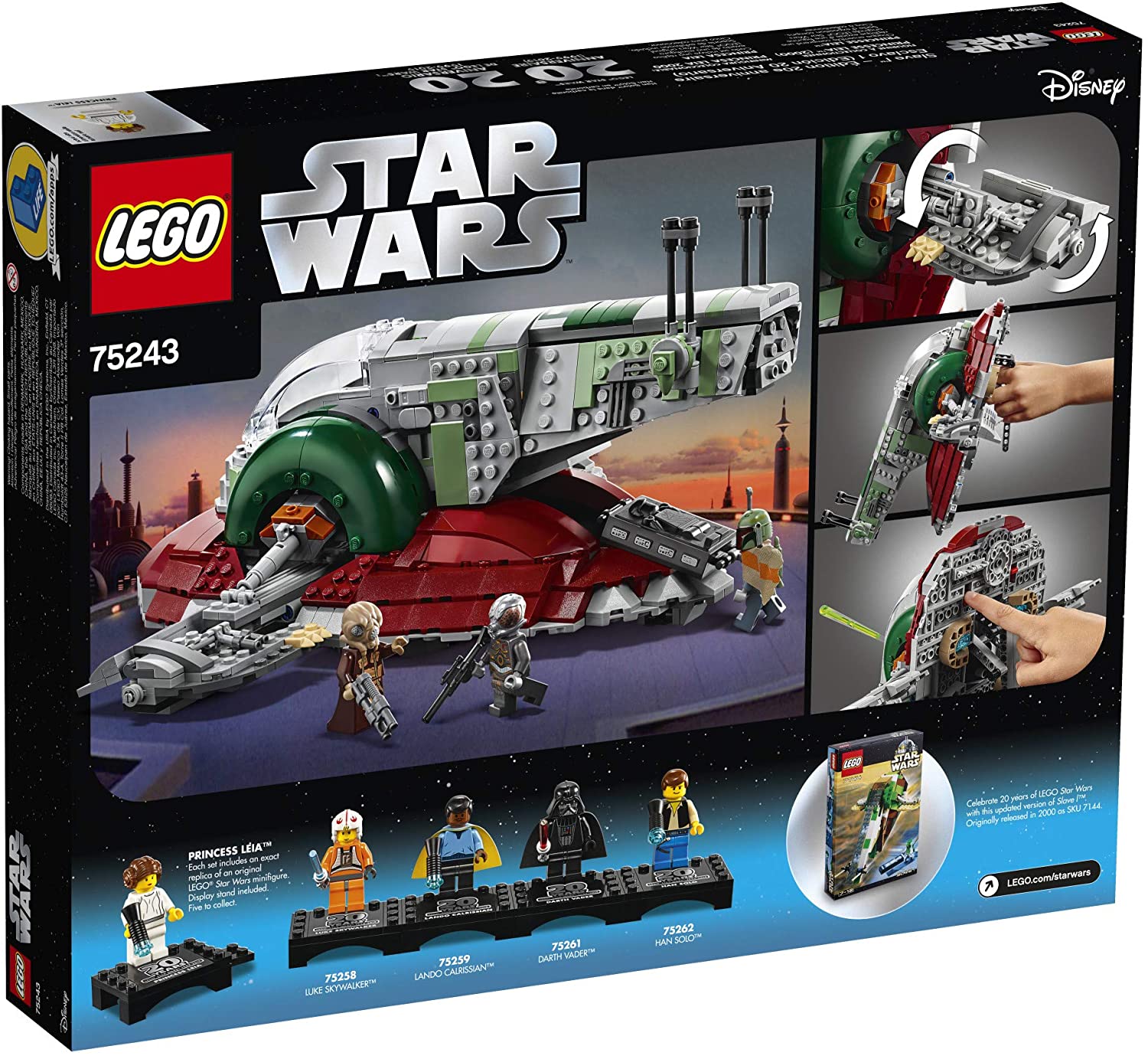 LEGO® Star Wars™ 75243 20th Anniversary Slave 1 (1007 pieces) – AESOP'S