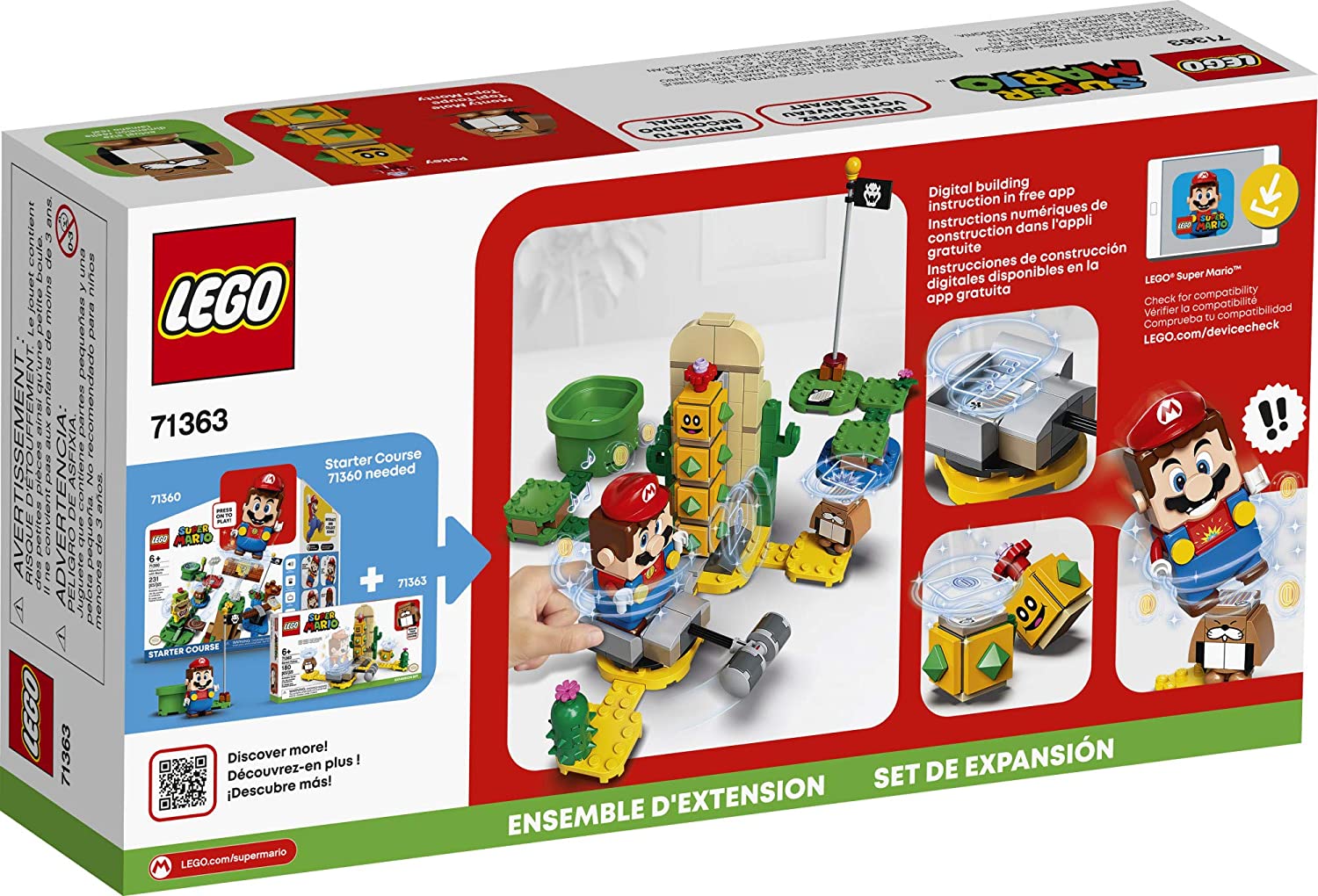 LEGO® Super Mario 71363 Desert Pokey (180 pieces) Expansion Set