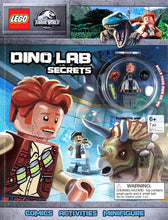 Load image into Gallery viewer, LEGO® Jurassic World: Dino Lab Secrets (Activity Book with Minifigure)