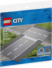 Load image into Gallery viewer, LEGO® CITY 60236 Straight and T Junction Road Plates (2 pieces)