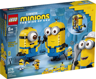 LEGO® Minions 75551 Brick-Built Minions and Their Lair (876 pieces)