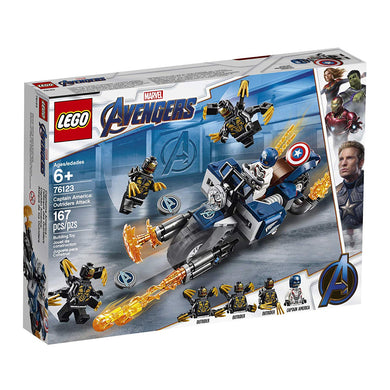 LEGO® Marvel Avengers 76123 Captain America: Outriders Attack (167 pieces)