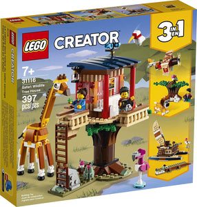 LEGO® Creator 31116 Safari Wildlife Tree House (397 pieces)