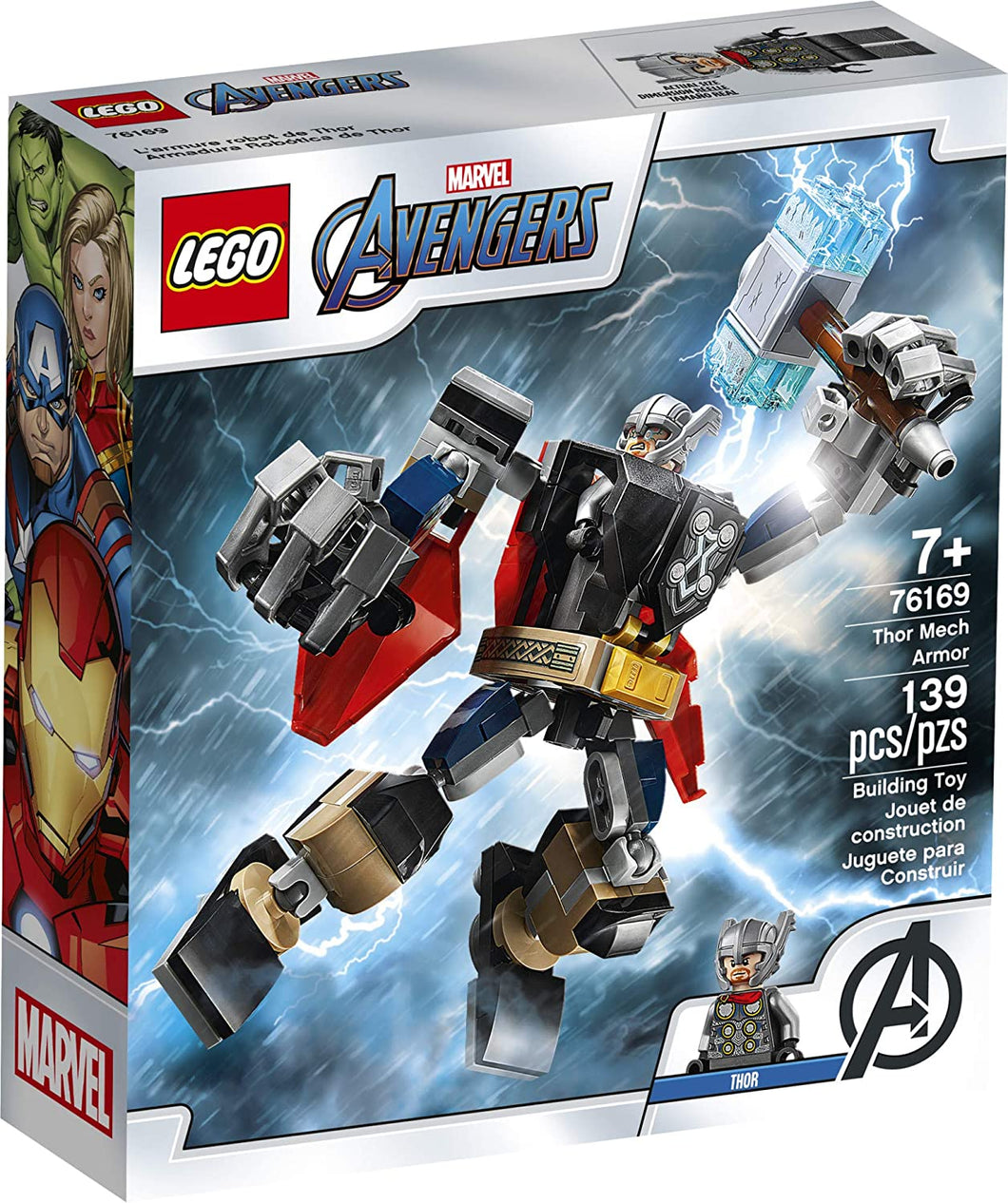 LEGO® Marvel Avengers 76169 Thor Mech Armor (139 pieces)