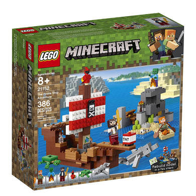 LEGO® Minecraft 21152 The The Pirate Ship Adventure (386 pieces)