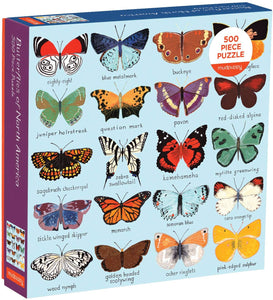 Butterflies of North America Family Jigsaw Puzzle (500 pieces)