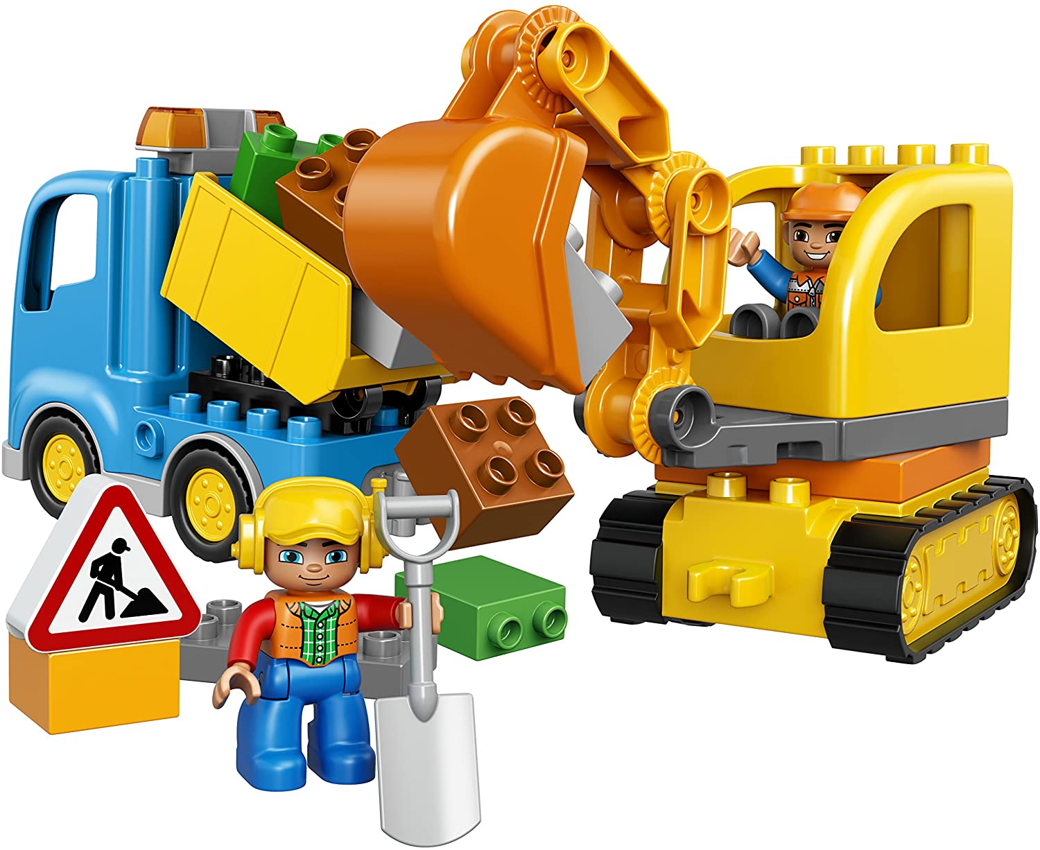 løber tør maskine lave mad LEGO® DUPLO® 10812 Truck & Tracked Excavator (26 pieces) – AESOP'S FABLE