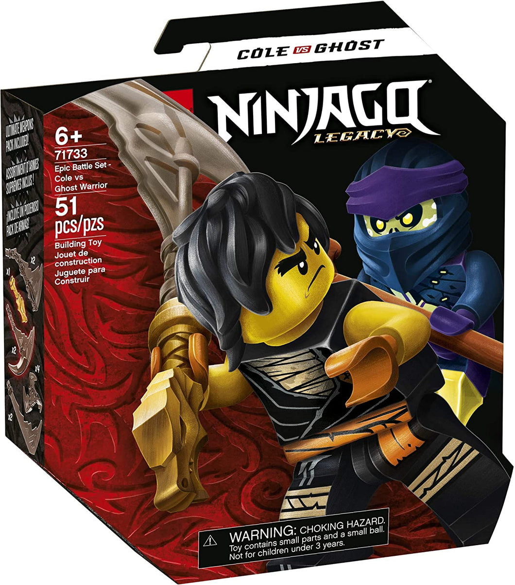 LEGO® Ninjago 71733 Epic Battle Set – Cole vs. Ghost Warrior (51 pieces)