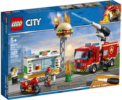 LEGO® CITY 60214 Burger Bar Fire Rescue (327 pieces)