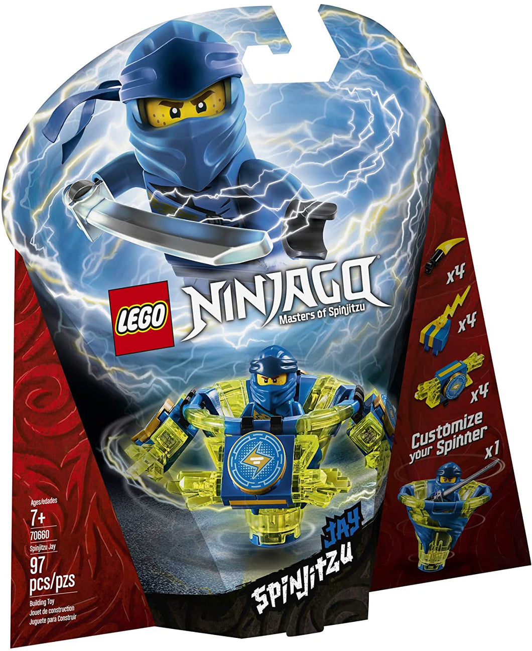 LEGO® Ninjago 70660 Jay Spinjitzu (97pieces)
