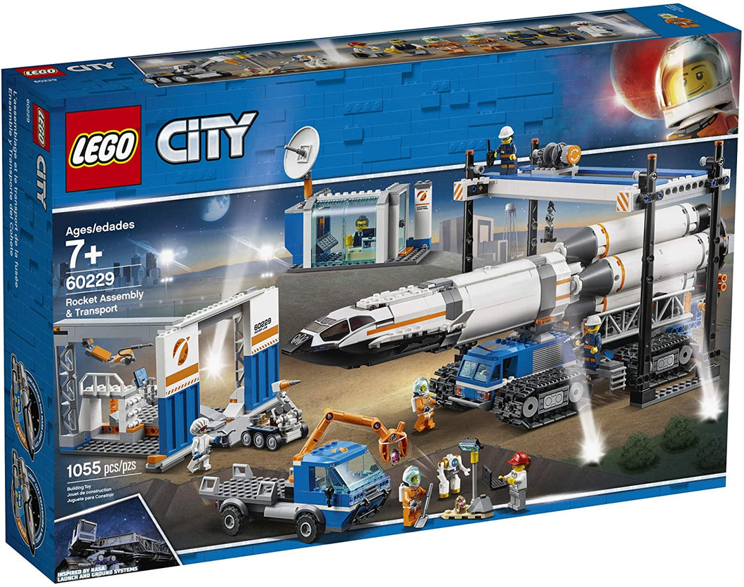 LEGO® CITY 60229 Rocket Assembly & Transport (1055 pieces)