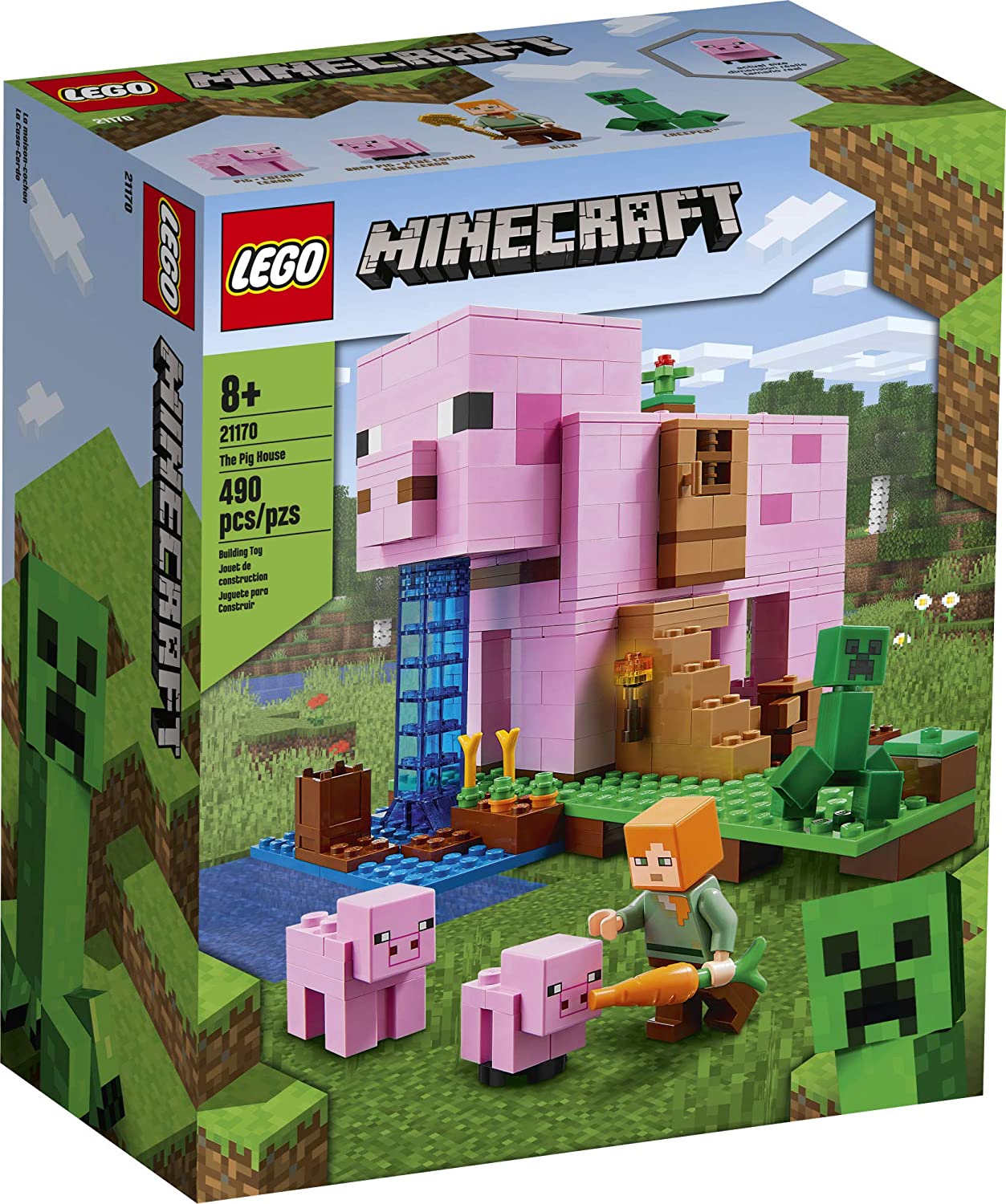 LEGO® Minecraft 21170 The Pig House (490 pieces) – AESOP'S FABLE