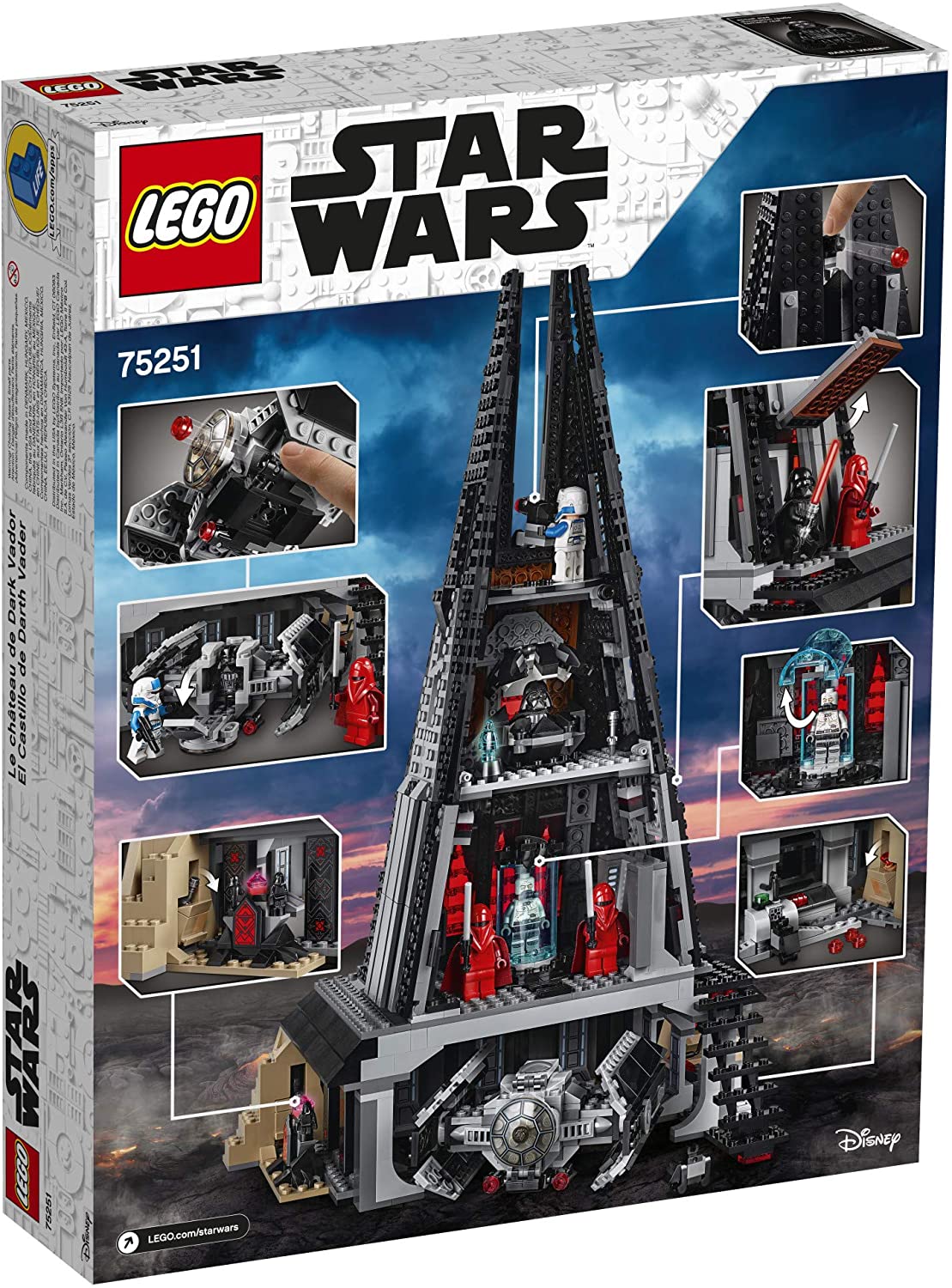 LEGO® Star Wars™ 75251 Darth Vader's Castle (1060 pieces) – AESOP'S FABLE