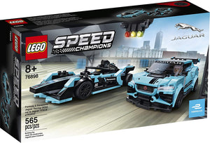 LEGO® Speed Champions 76898 Formula E Panasonic Jaguar Racing Gen2 car and Jaguar I-PACE eTROPHY (565 pieces)