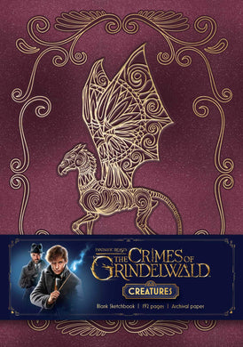 Fantastic Beasts: The Crimes of Grindelwald: Magical Creatures Hardcover Blank Sketchbook