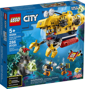 LEGO® CITY 60264 Ocean Exploration Submarine (286 pieces)