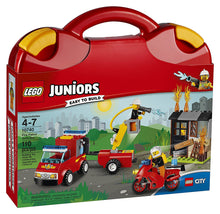 Load image into Gallery viewer, LEGO® Juniors 10740 Fire Patrol Suitcase (110 piece)