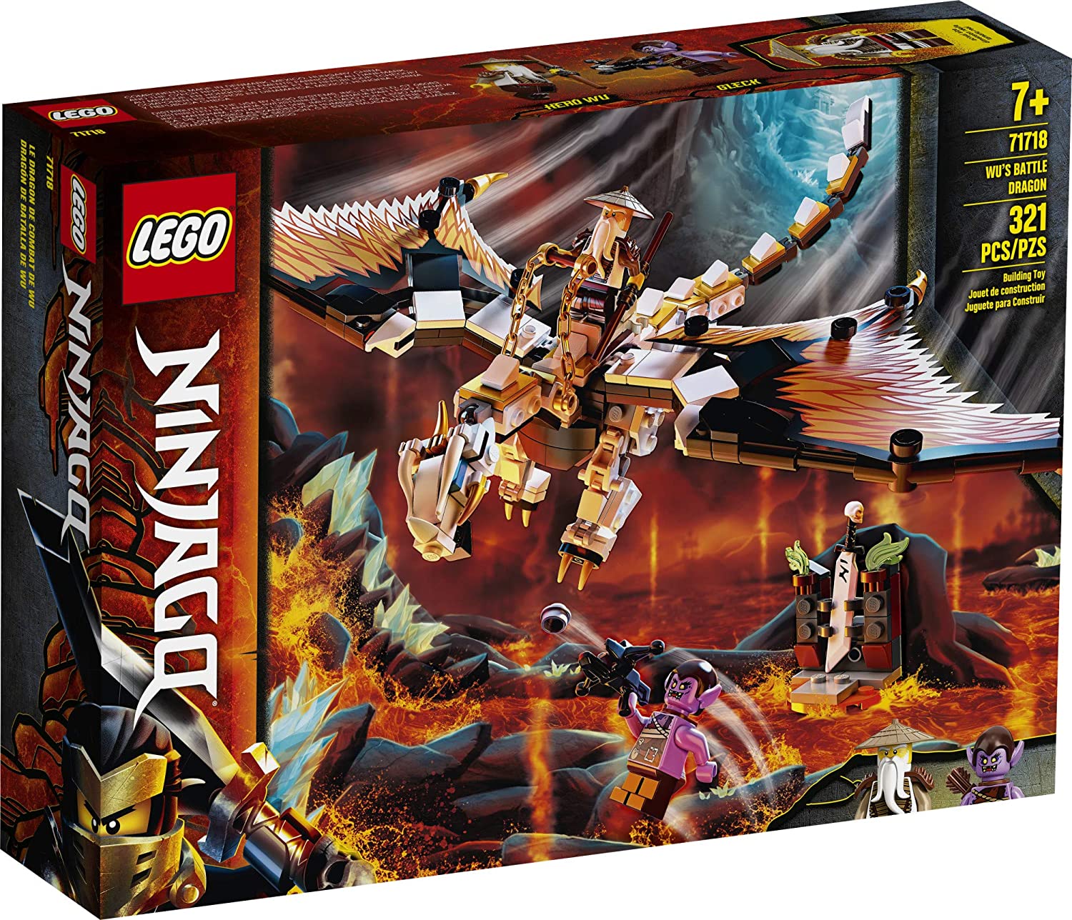 LEGO® Ninjago 71718 Wu's Battle Dragon (321 pieces) – AESOP'S FABLE