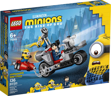 LEGO® Minions 75549 Unstoppable Bike Chase (136 pieces)