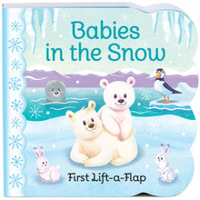 Load image into Gallery viewer, Babies In The Snow: Lift-a-Flap Board Book