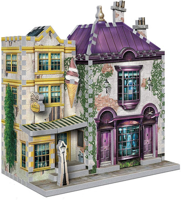 Harry Potter Diagon Alley Madam Malkin's & Florean Fortecsue's Ice Cream 3D Jigsaw Puzzle (290 Pieces)