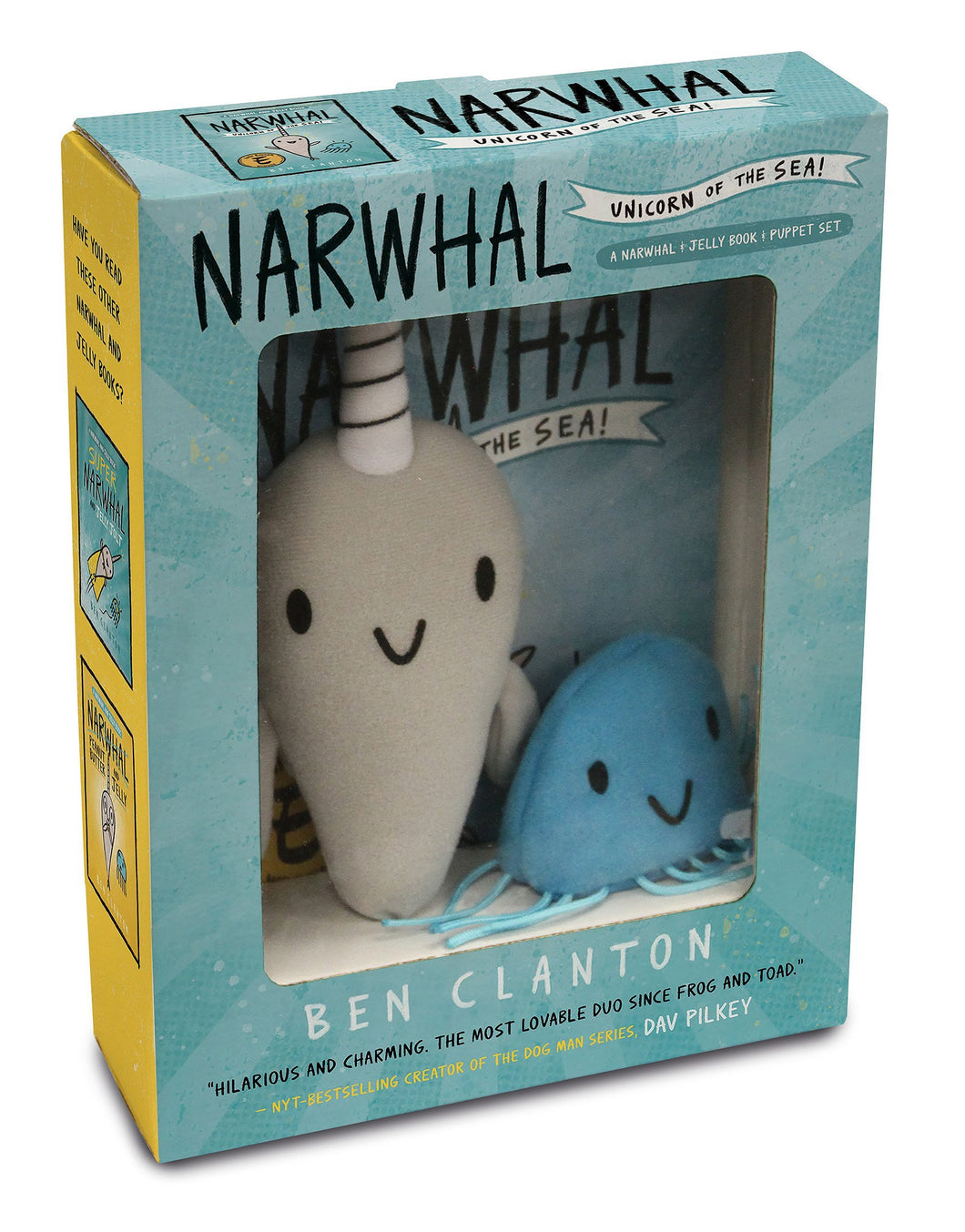 Narwhal and Jelly Book 1 and Puppet Set