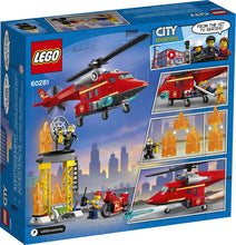 Load image into Gallery viewer, LEGO® CITY 60281 Fire Rescue Helicopter (212 pieces)