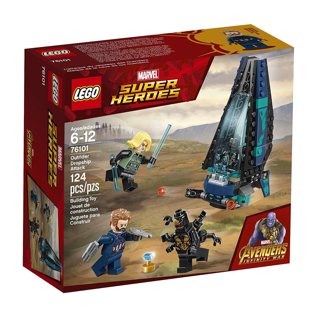 LEGO® Marvel Avengers 76101 Outrider Dropship Attack (124 pieces)
