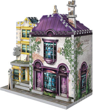 Load image into Gallery viewer, Harry Potter Diagon Alley Madam Malkin&#39;s &amp; Florean Fortecsue&#39;s Ice Cream 3D Jigsaw Puzzle (290 Pieces)